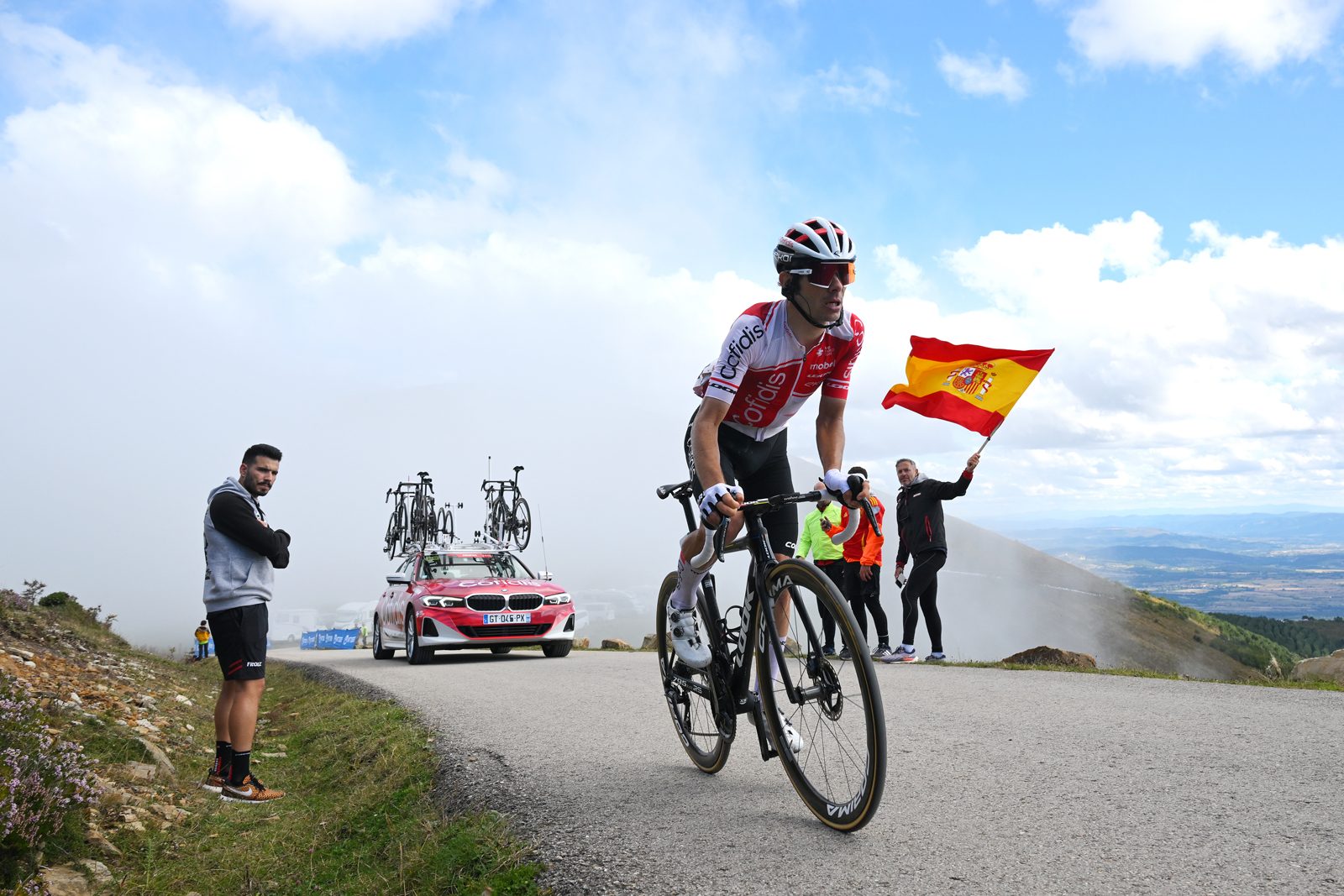 Guillaume Martin of France and Team Cofidis competes during the La Vuelta - 79th Tour of Spain 2024, Stage 20 a 172km stage from Villarcayo to Picon Blanco 1491m / #UCIWT / on September 07, 2024 in Picon Blanco - Burgos, Spain. (Photo by Tim de Waele/Getty Images)
