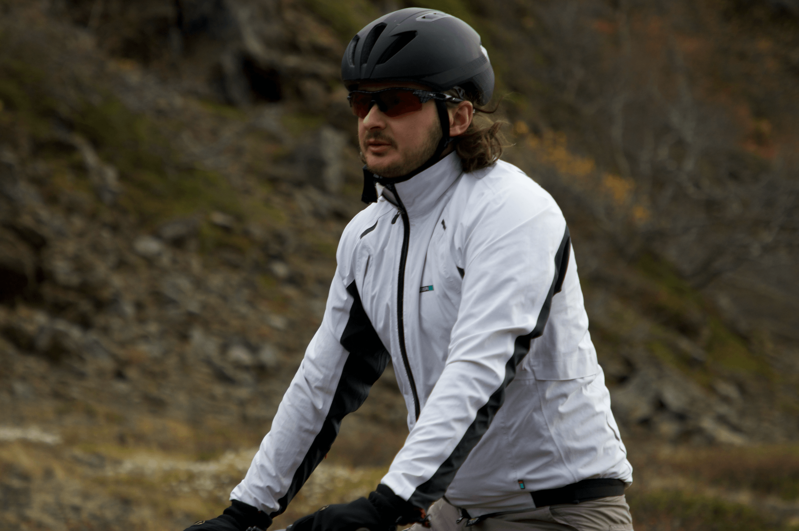 Mark Bailey in cycling kit.