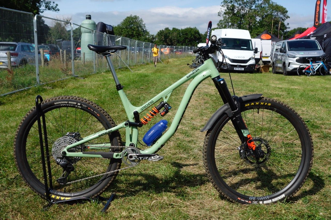 Jono Jones with his Saracen Ariel 60