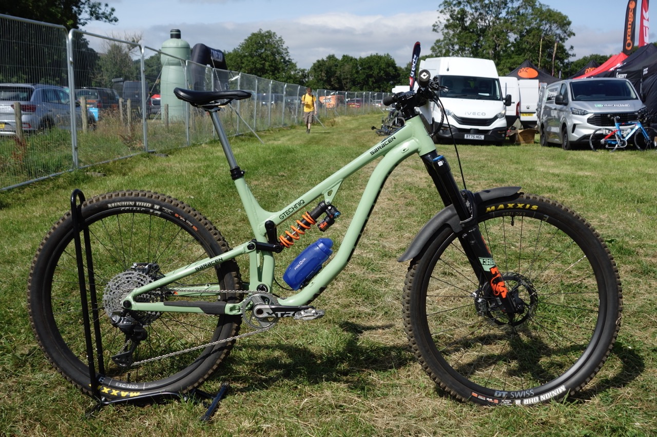 Jono Jones with his Saracen Ariel 60