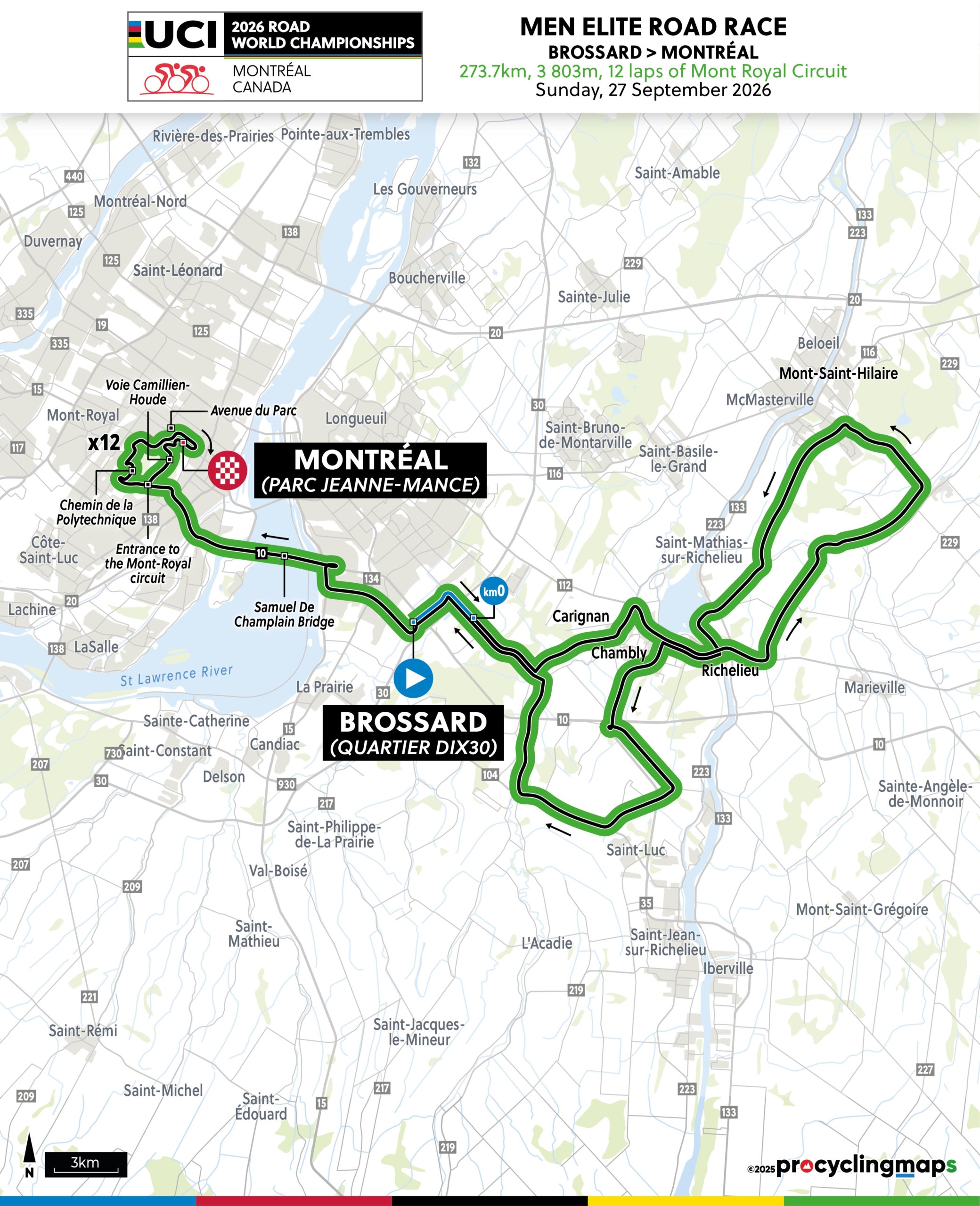 Men's elite road race for the UCI 2026 Road World Championships.