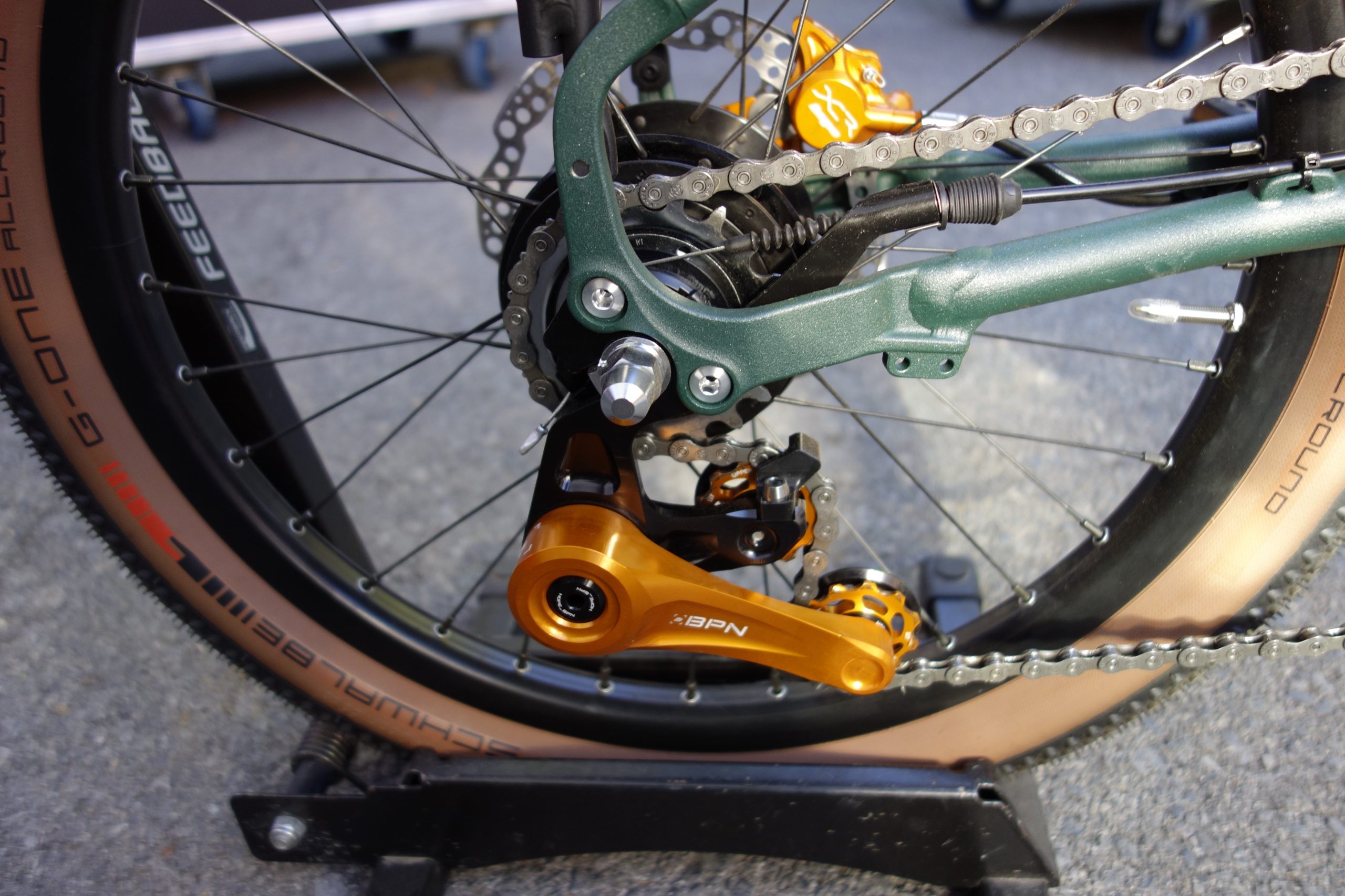 Brompton G–Line with Hope parts