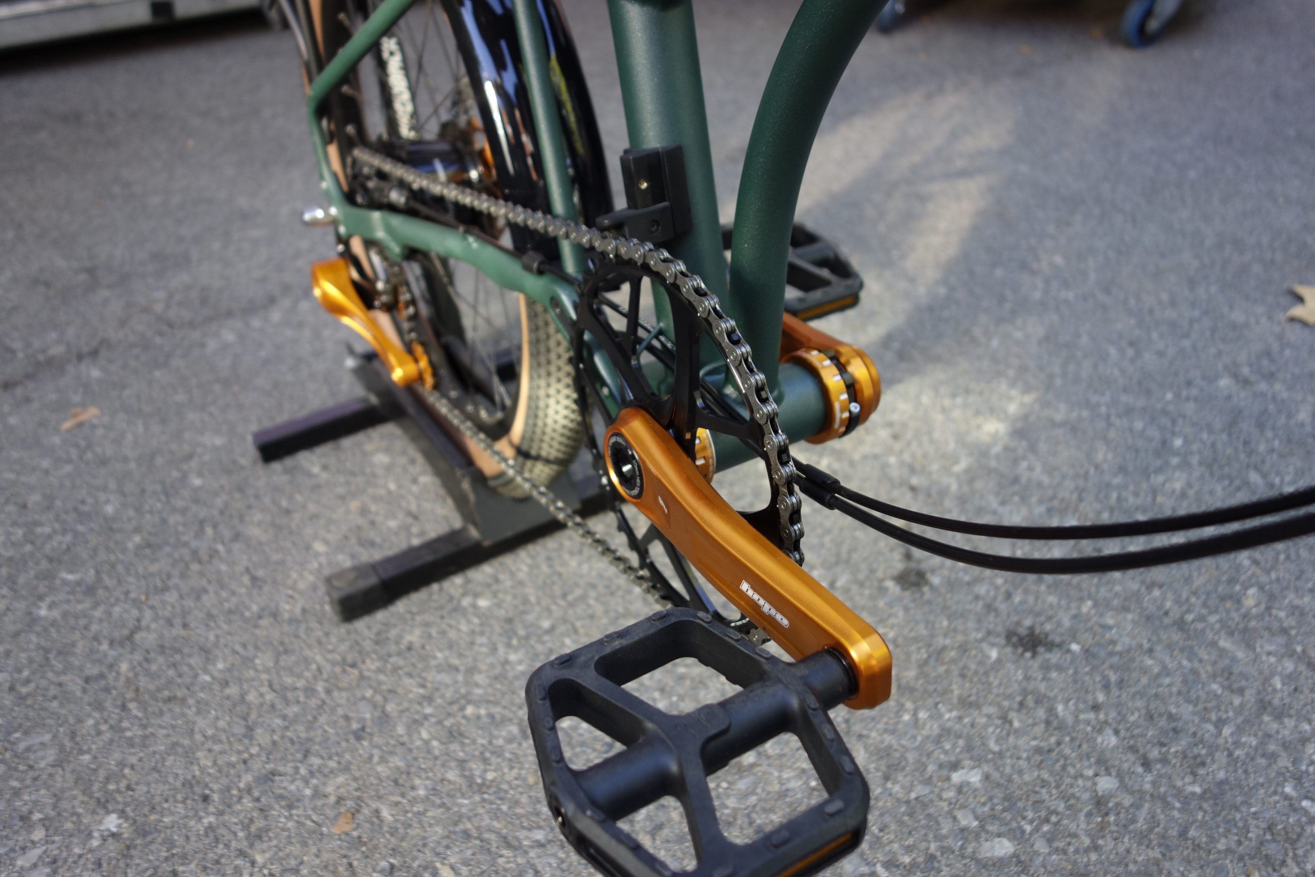 Brompton G–Line with Hope parts