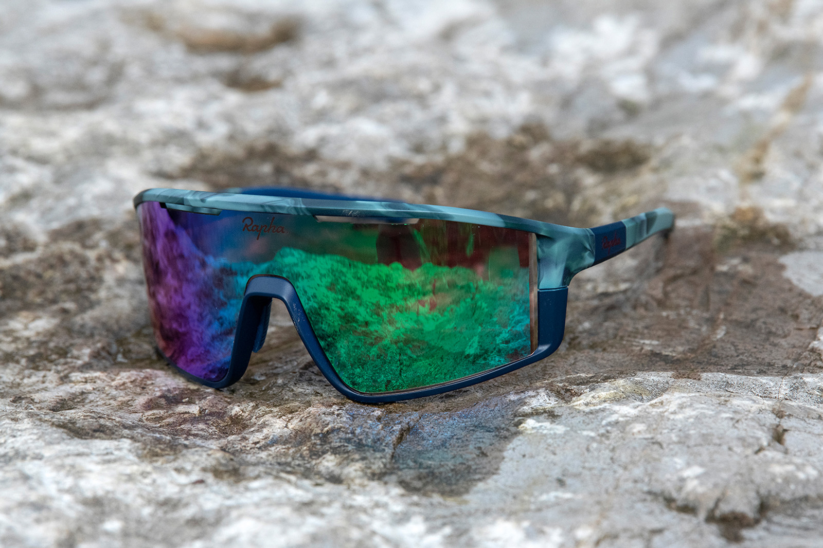Rapha Pro Team Full Frame Trail bike riding sunglasses