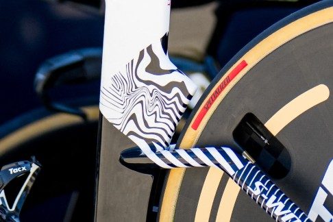 Prototype Specialized Shiv TT at the 2026 Tour de France