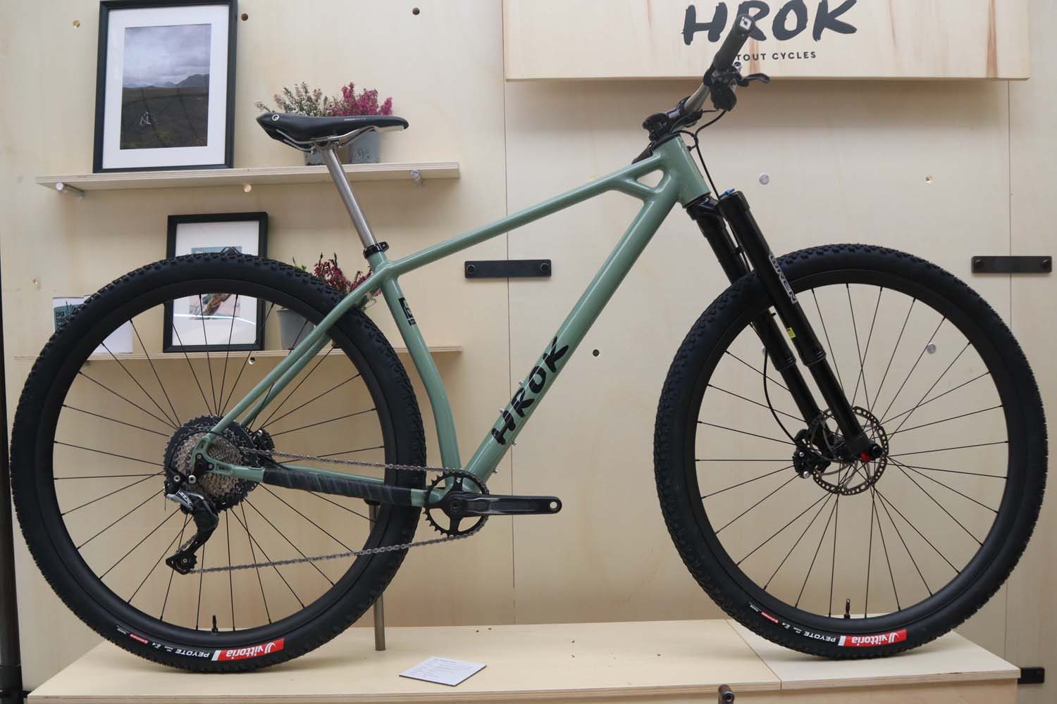 Hrok 32in hardtail mountain bike on display at Bespoked.
