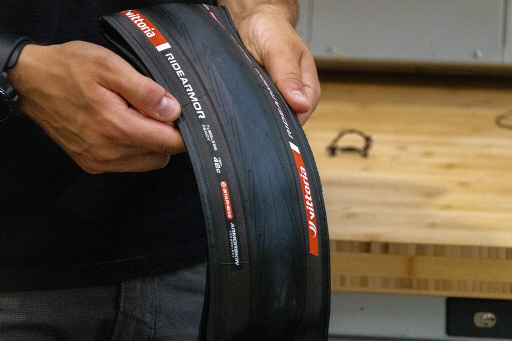 Vittoria RideArmor tyre 42mm width.