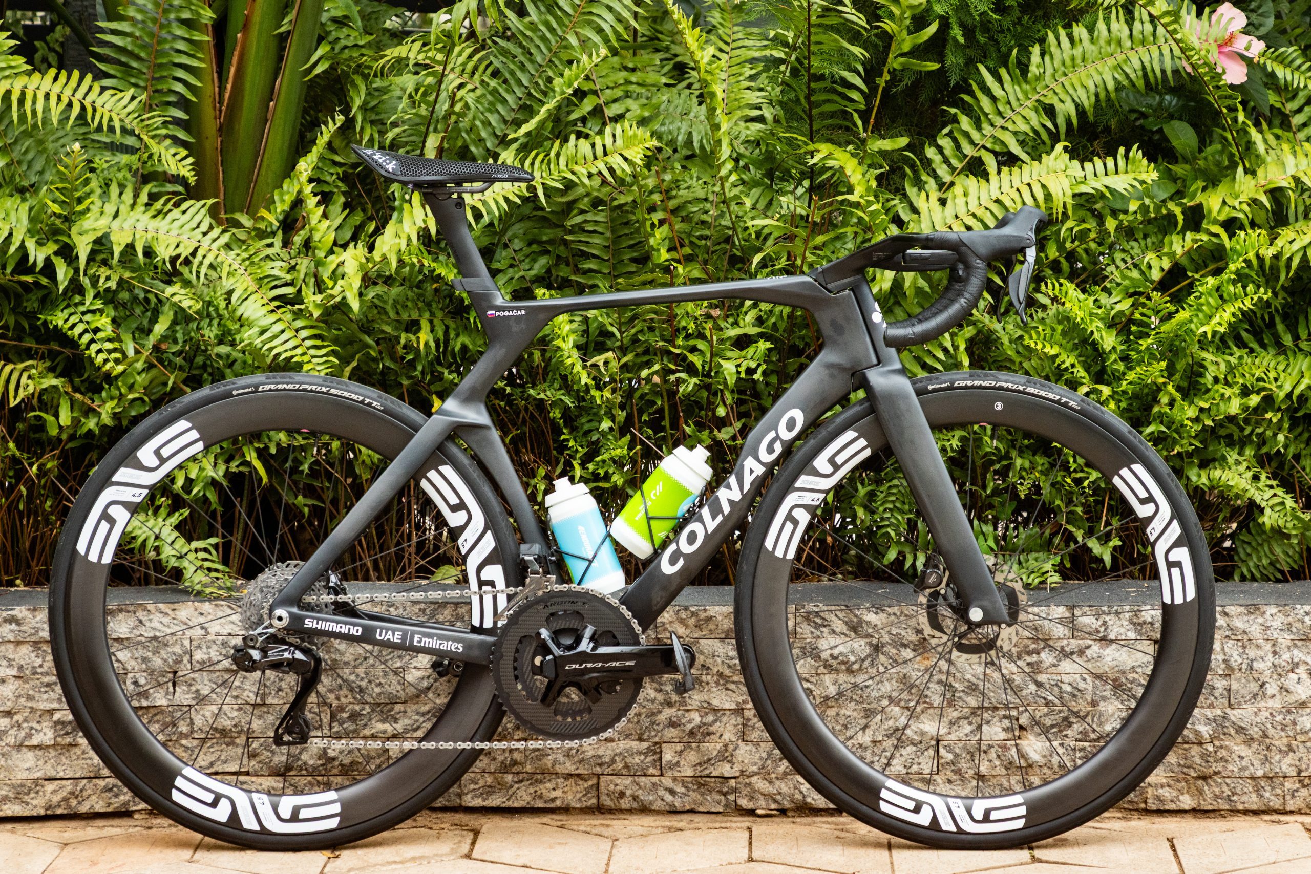 Tadej Pogačar's Conago Y1Rs for the 2025 UCI Road World Championships road race