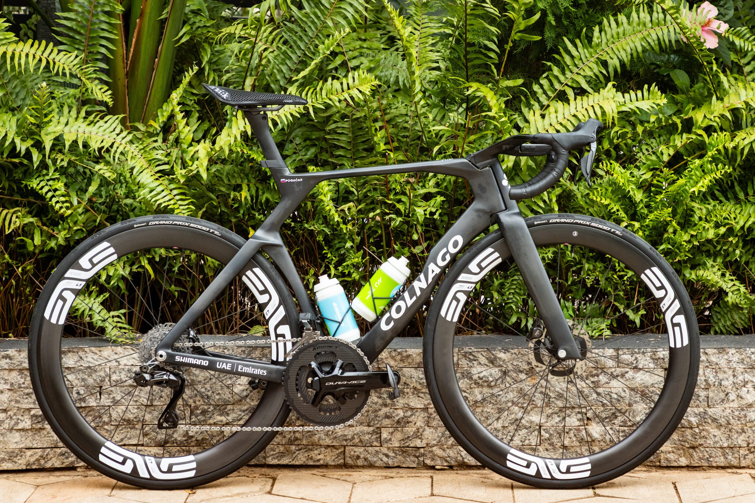 Tadej Pogačar's Conago Y1Rs for the 2025 UCI Road World Championships road race