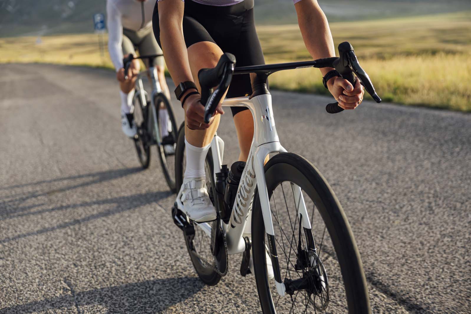 Wilier Triestina Filante SL ID2 riding shot.