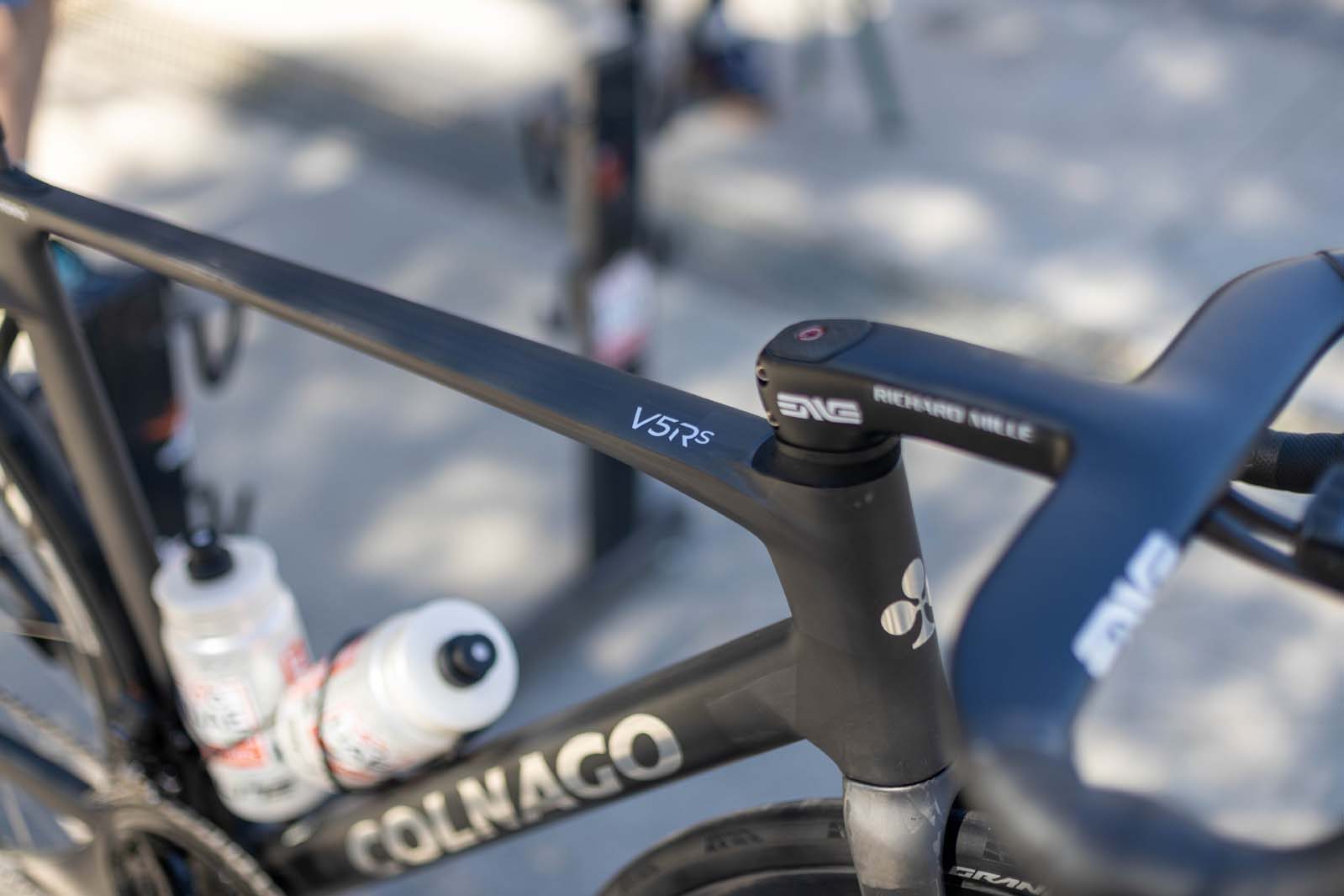 Isaac Del Toro's Colnago V5Rs.