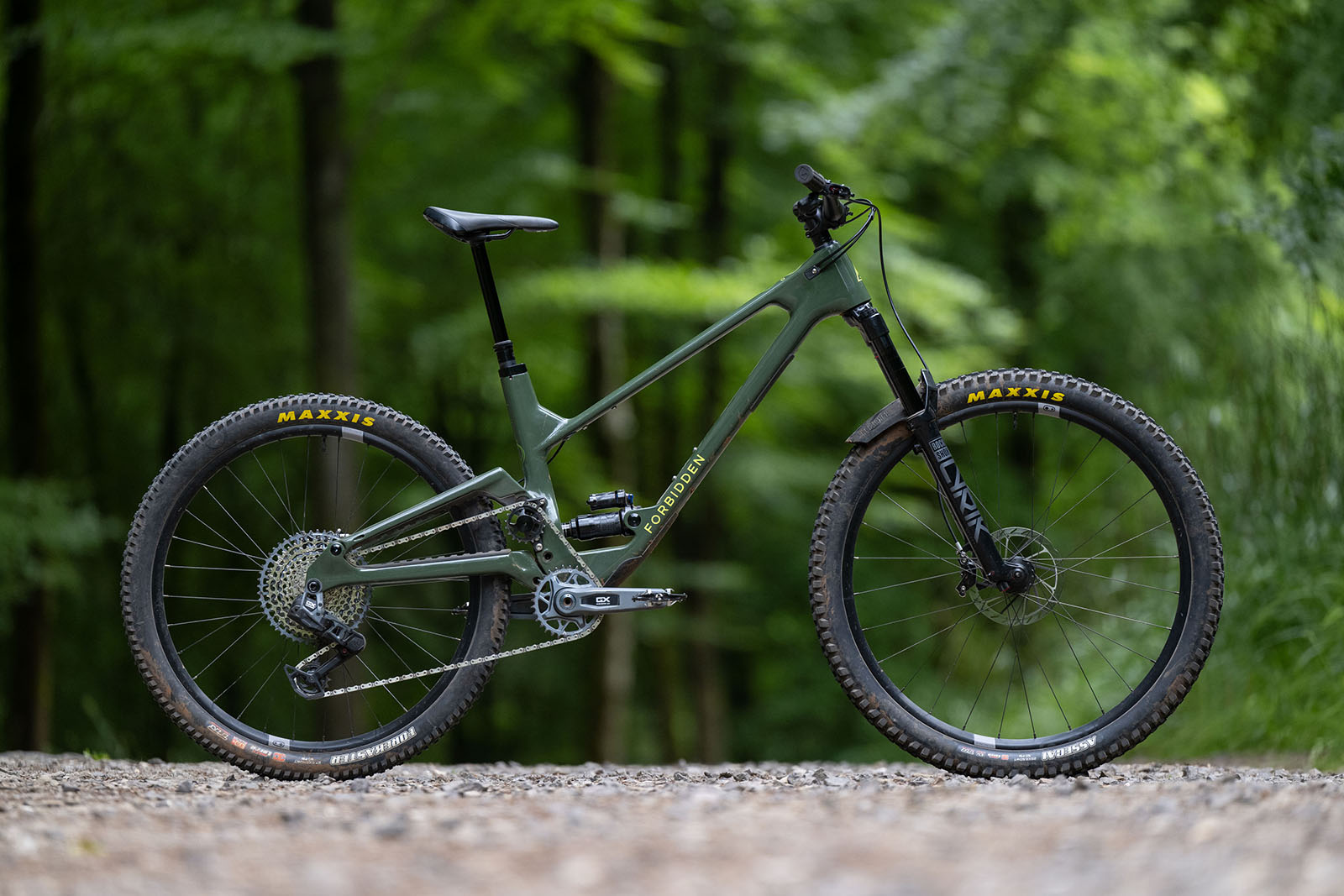 Pack shot of the Forbidden Druid V2 MX full suspension mountain bike