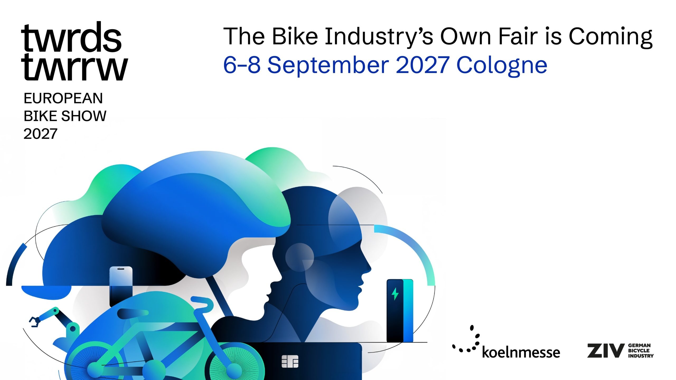 Towards Tomorrow cycling show graphic.