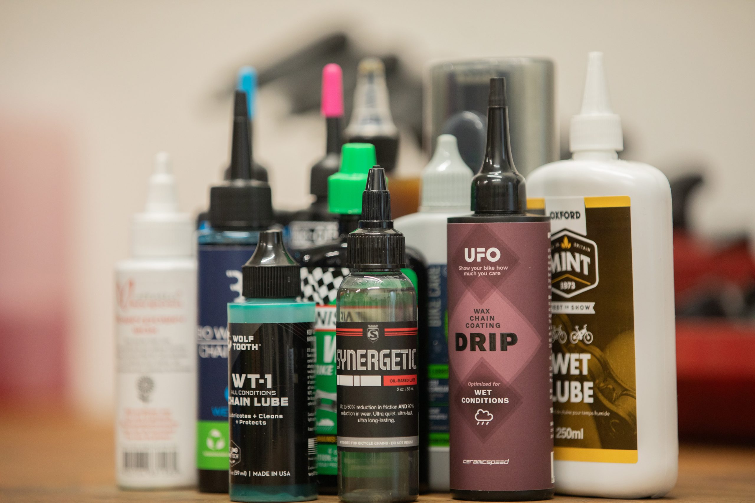 Chain lube group shot