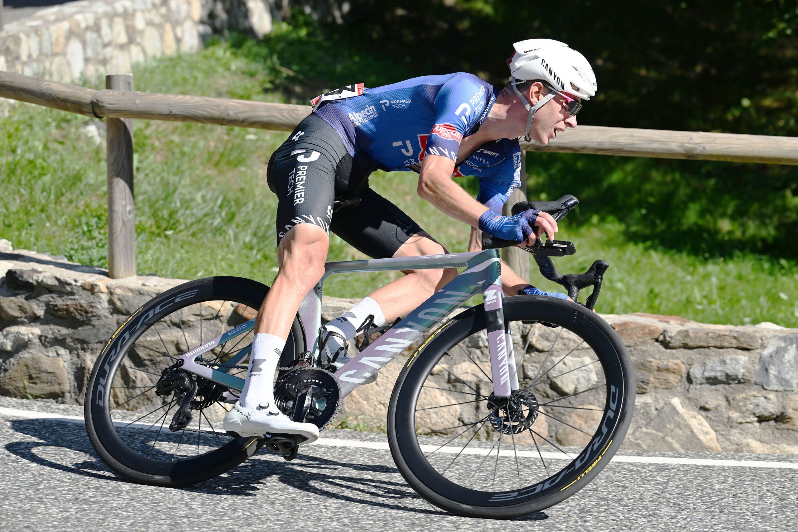ANDORRA LA VELLA, ANDORRA - AUGUST 25: Lindsay De Vylder of Belgium and Team Alpecin - Premier Tech competes during the La Vuelta - 81st Tour of Spain 2026, Stage 4 a 104.8km from Andorra la Vella to Andorra la Vella / #UCIWT / on August 25, 2026 in Andorra la Vella, Andorra. (Photo by Tim de Waele/Getty Images)