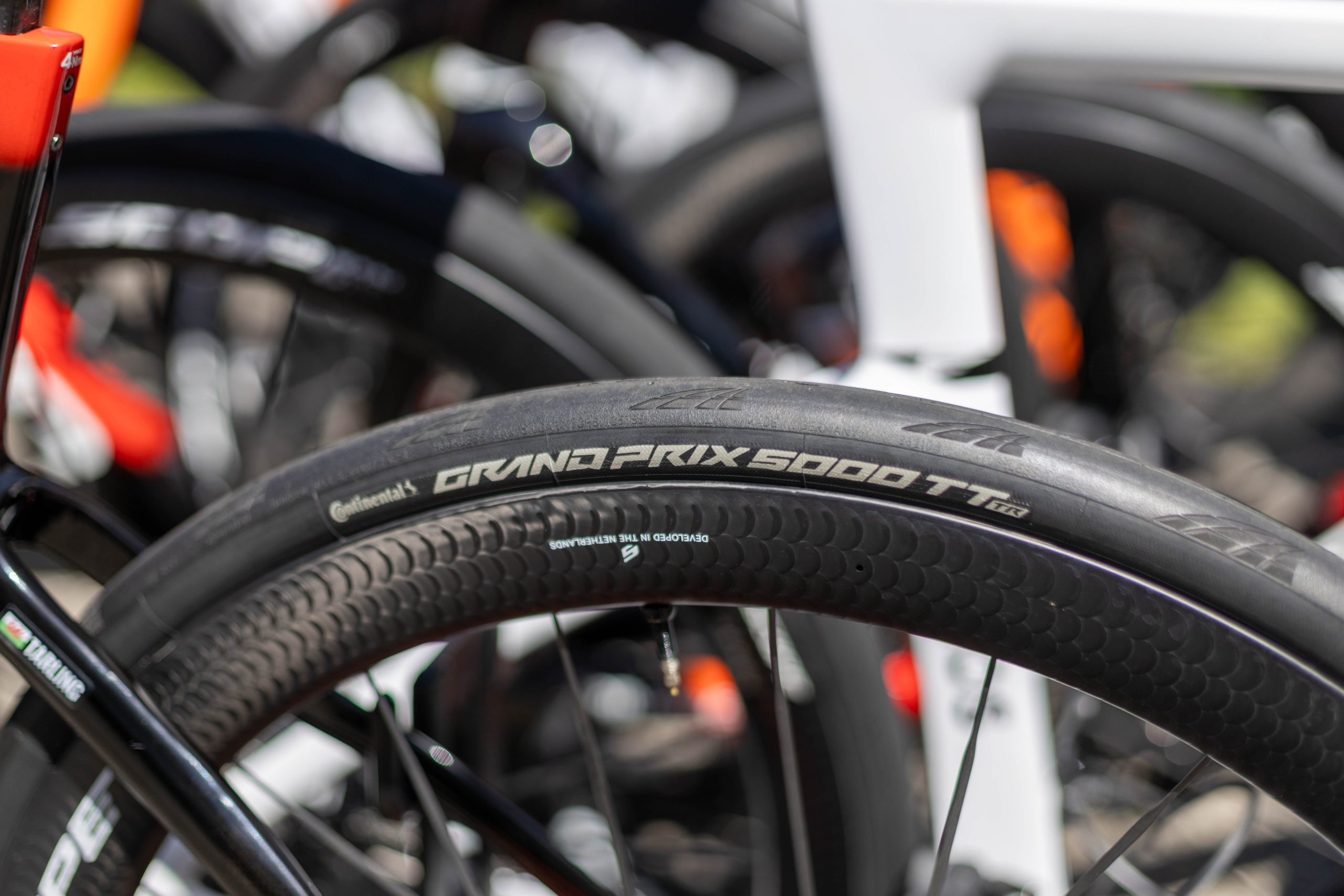 Continental GP5000 TT TR 28mm tyre NetCompany Ineos Tour Auvergne-Rhône-Alpes