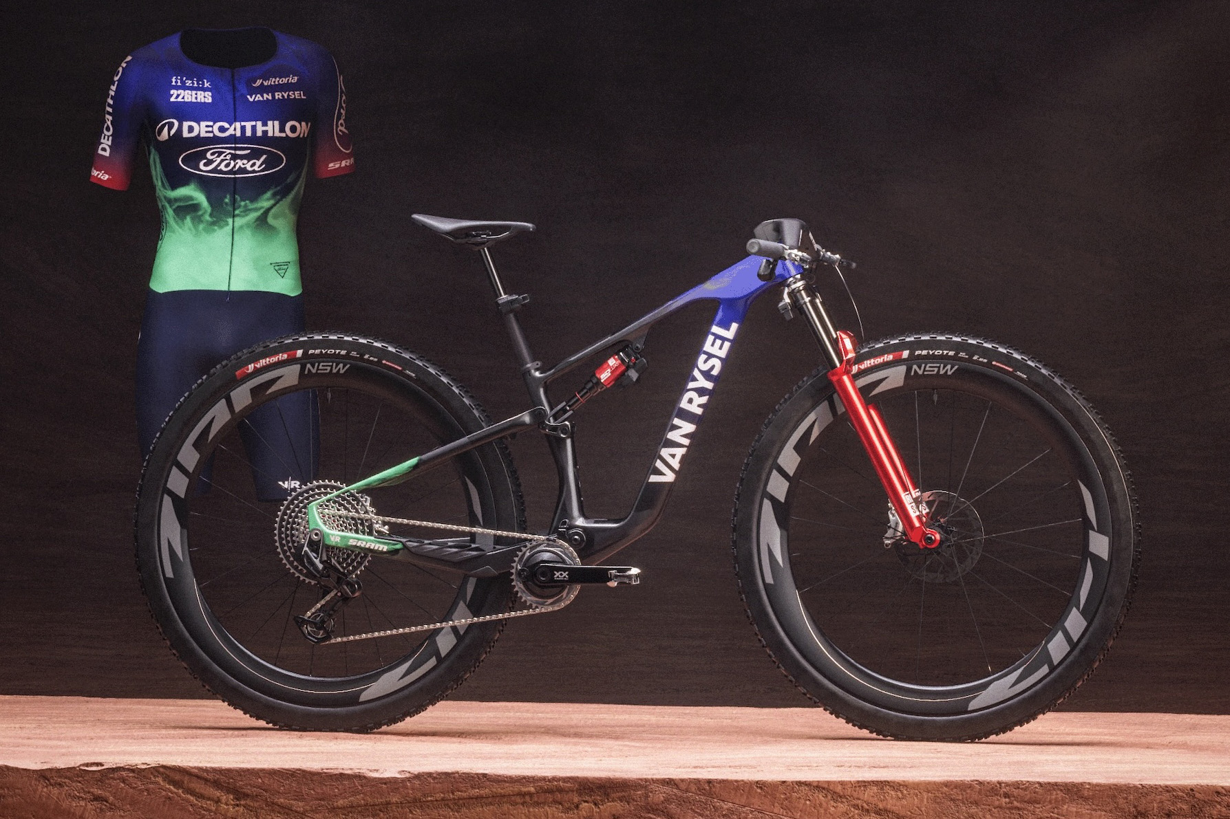 Van Rysel RCR-XC mountain bike. 