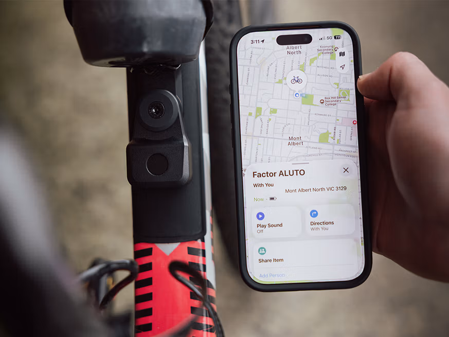 Quad Lock Bike Alarm & Finder Find My App