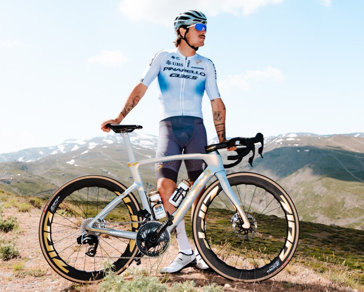 Pinarello-Q36.5 Tour de France Pinarello Dogma bike.