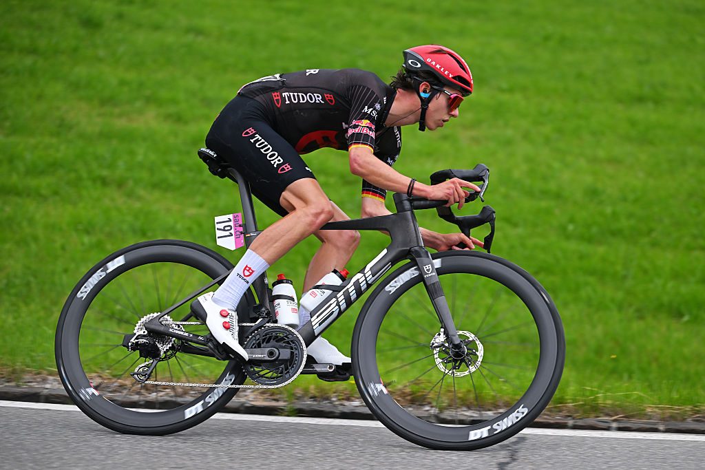 Tudor Pro Cycling Team rider on BMC road bike.