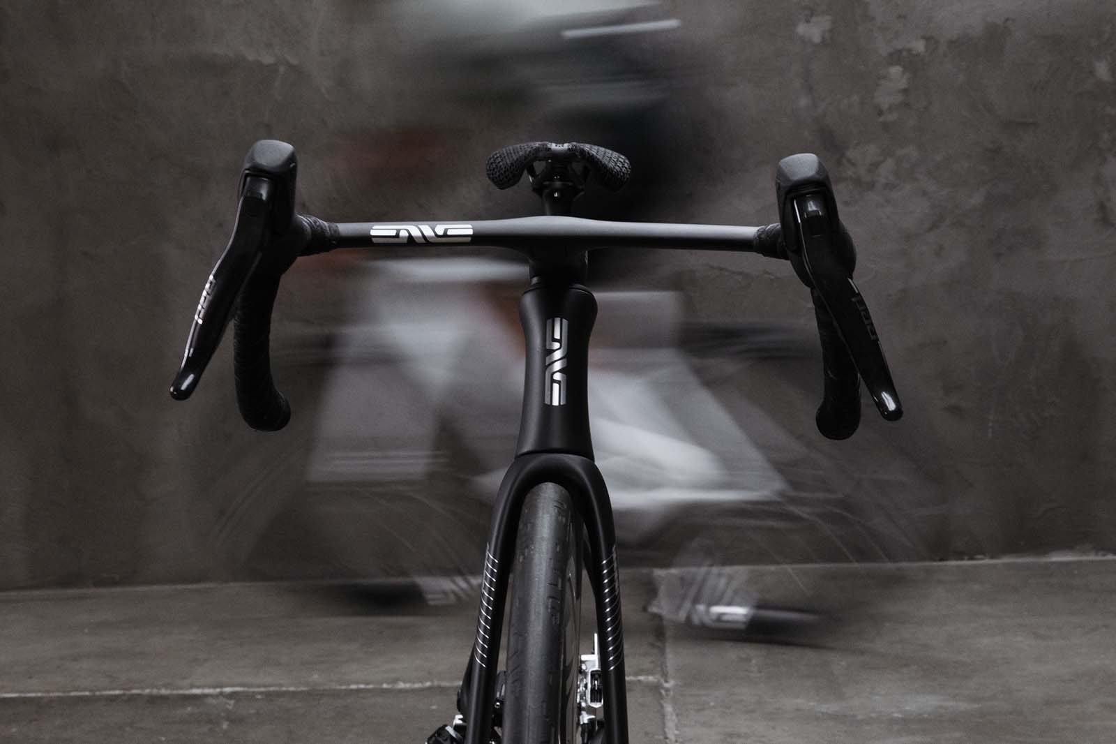 ENVE Melee v2 road race bike front view.