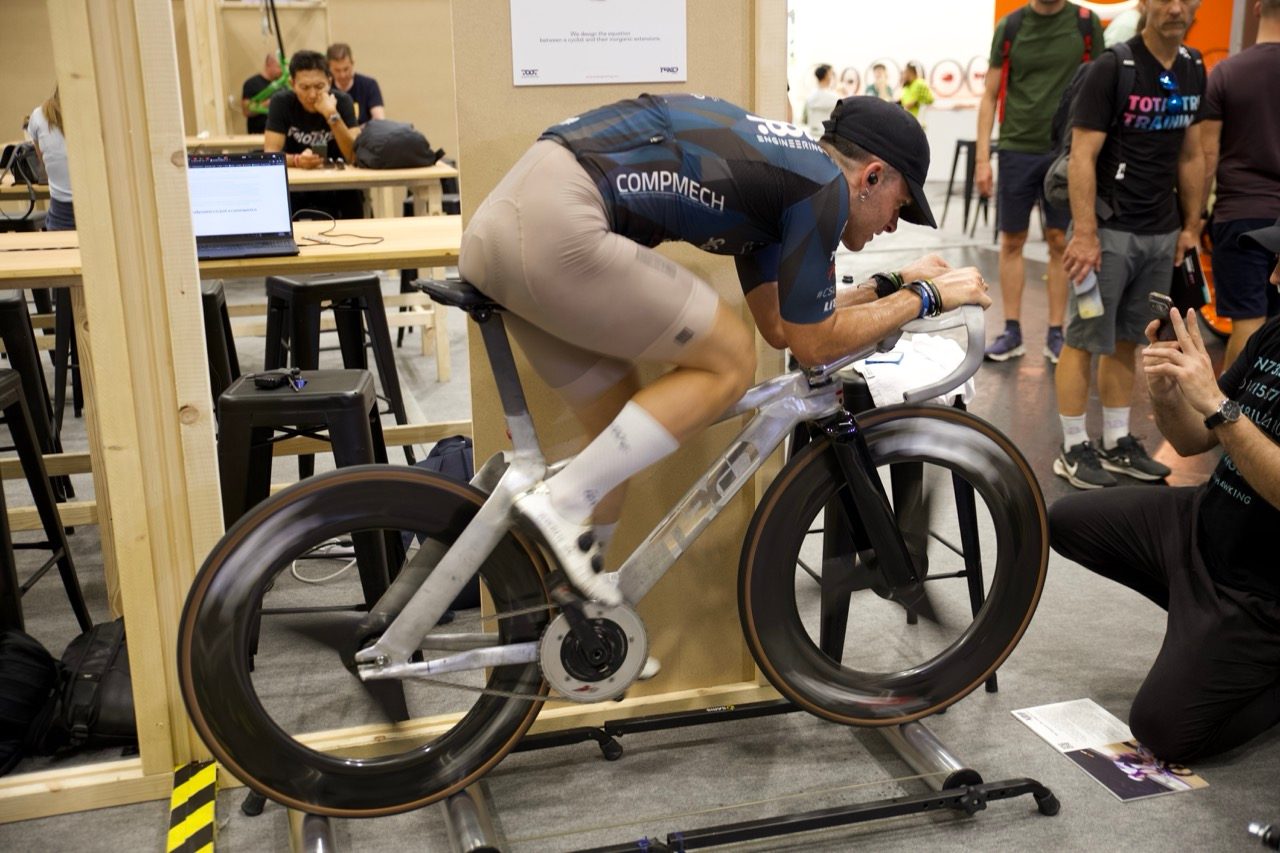 Toot Engineering rider on rollers