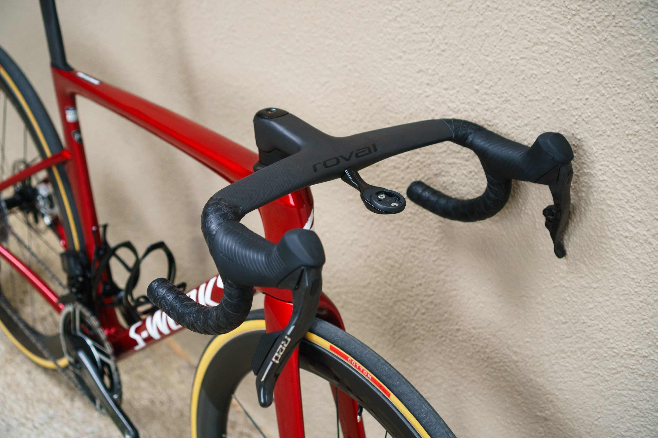 Roval Rapide handlebar on Specialized S-Works Tarmac SL9