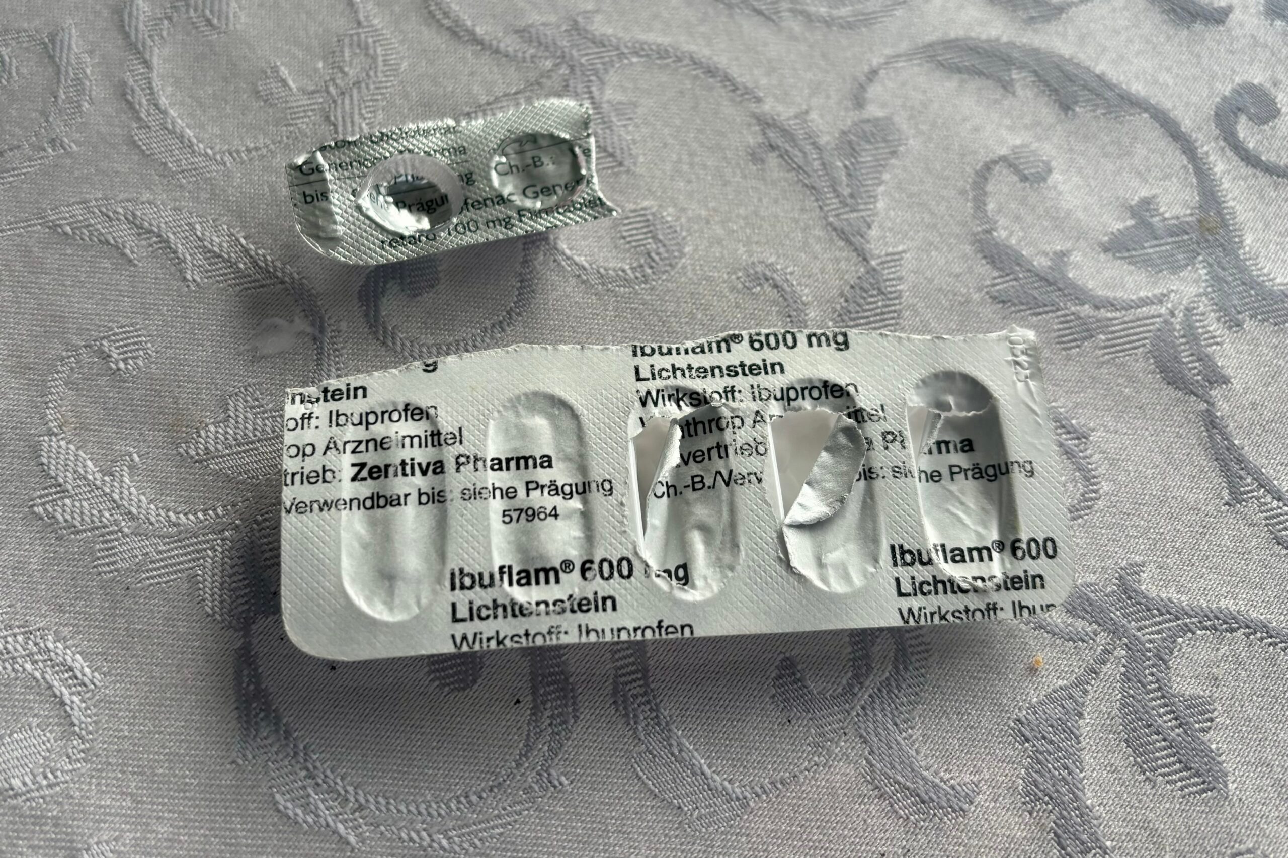Ibuflam and diclofenac tablets
