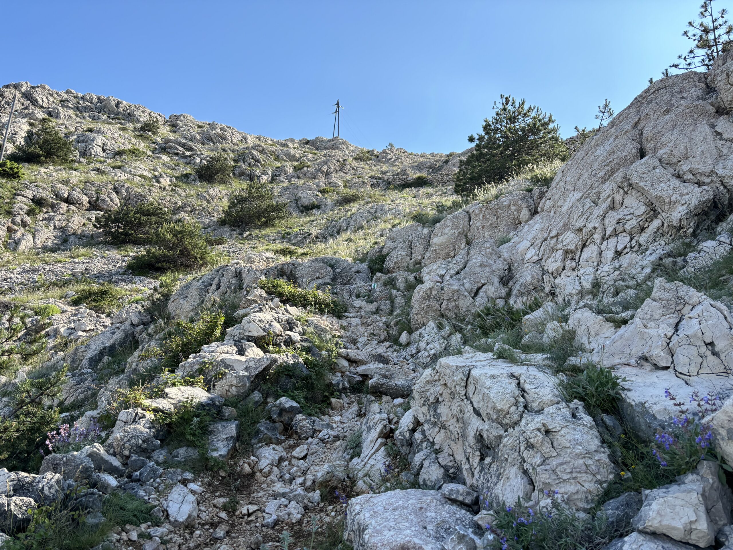 Hike-a-bike in Croatia