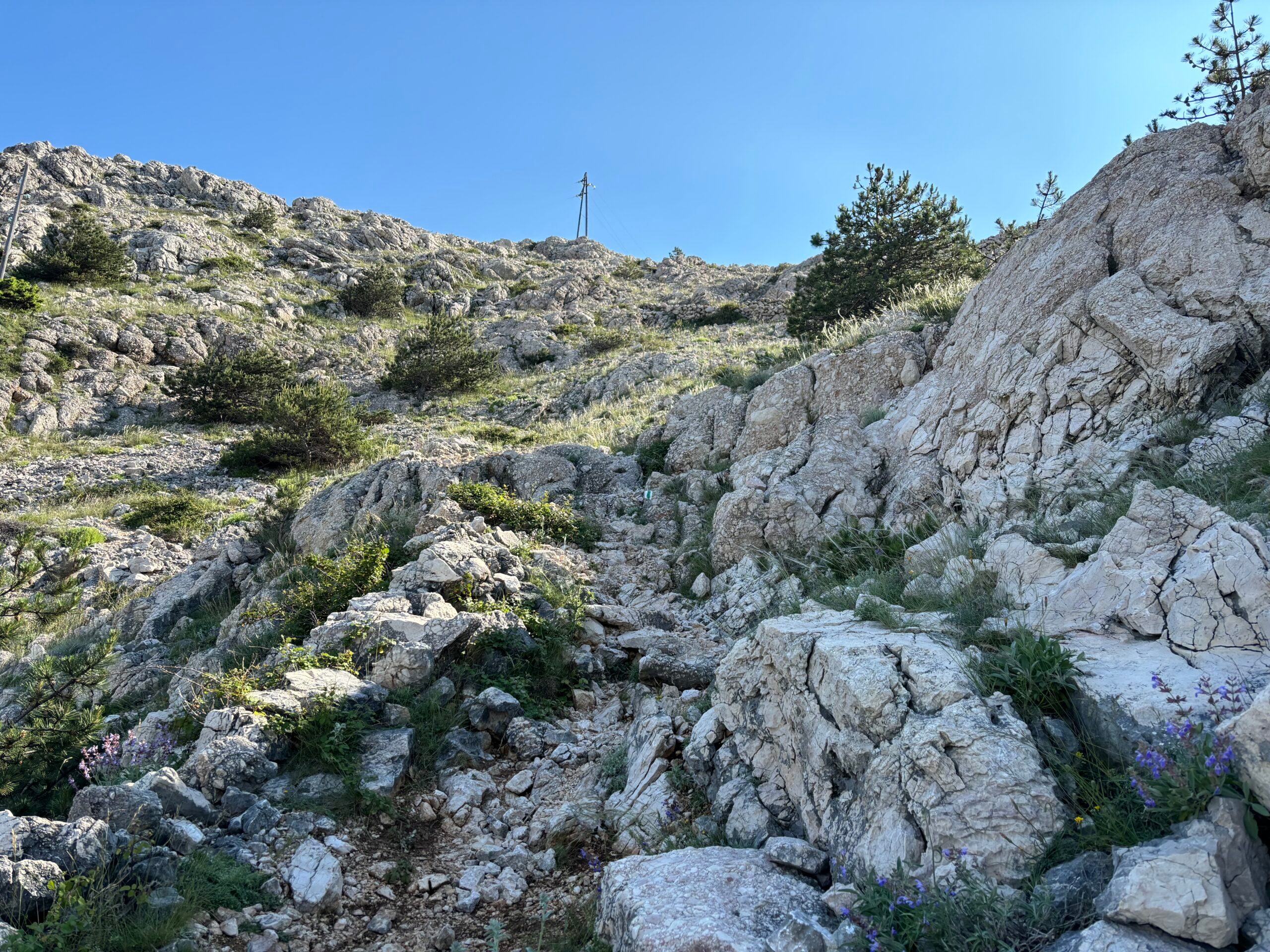 Hike-a-bike in Croatia