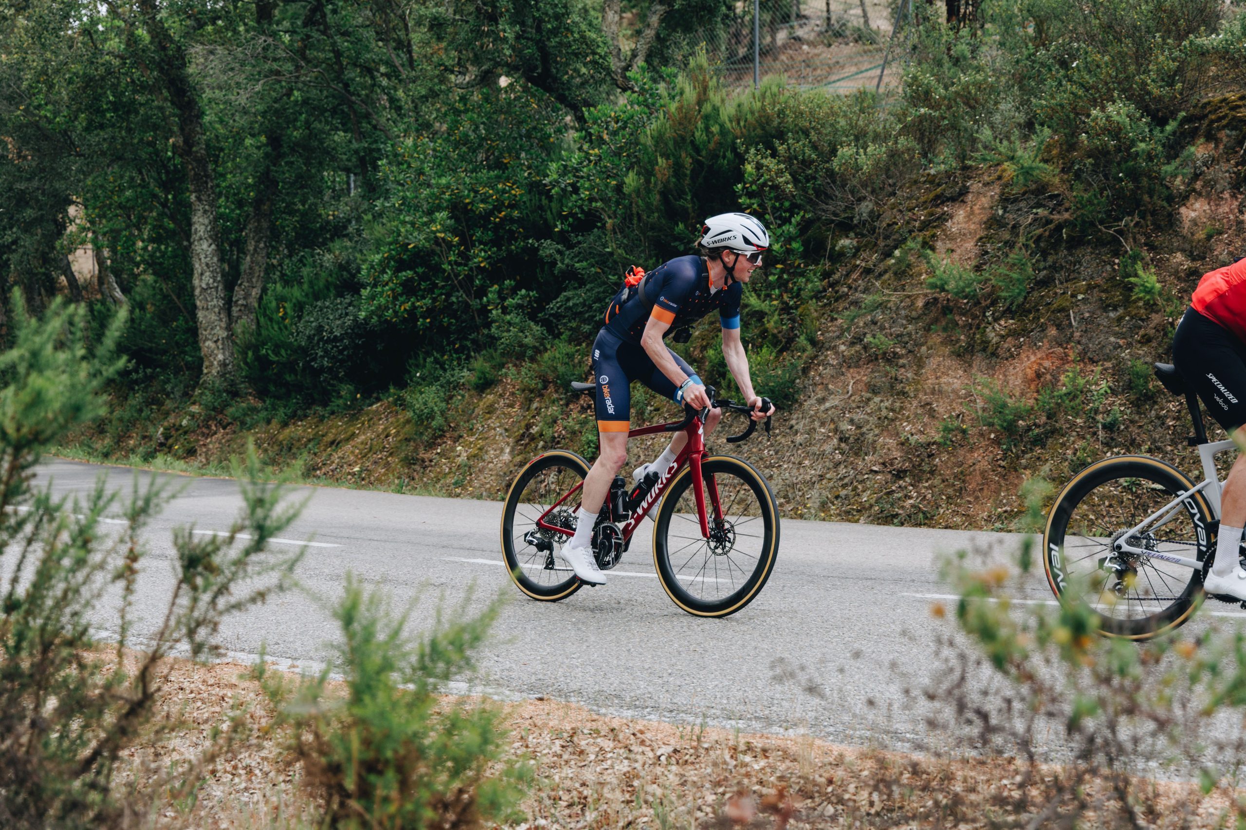 Simon von Bromley riding a Specialized S-Works Tarmac SL9