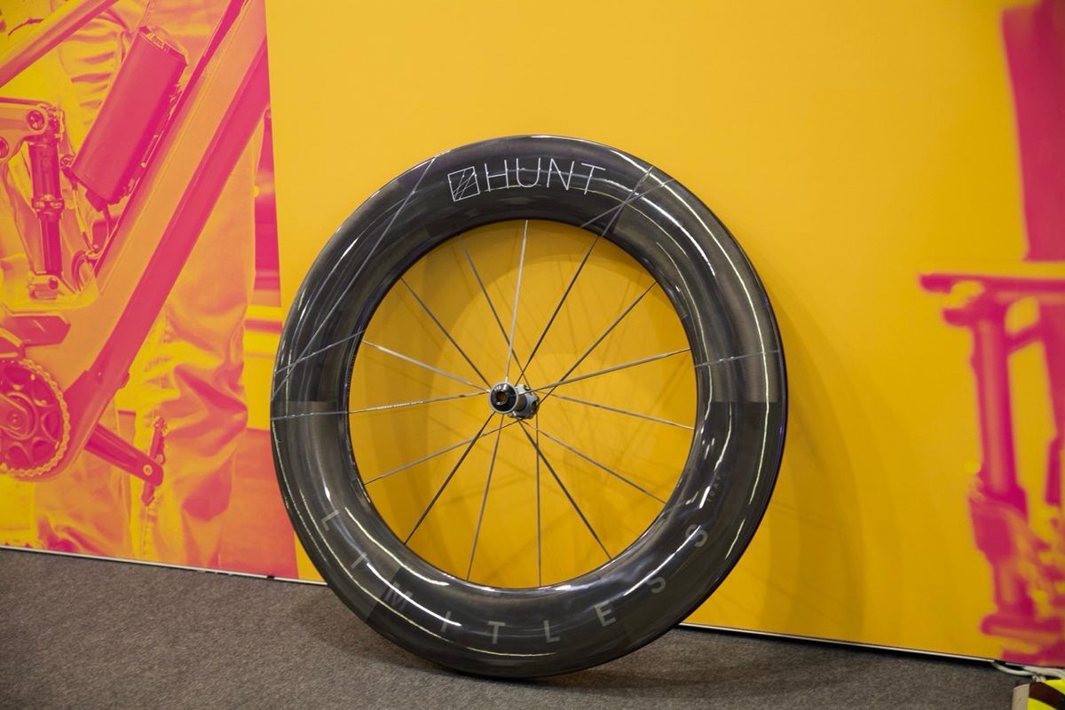 Hunt's new prototype TT wheel is 100mm deep, weighs 750g and helps riders