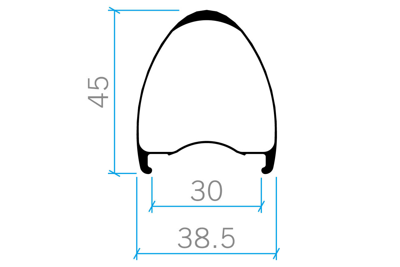 SC 45 i30 Rim Profile