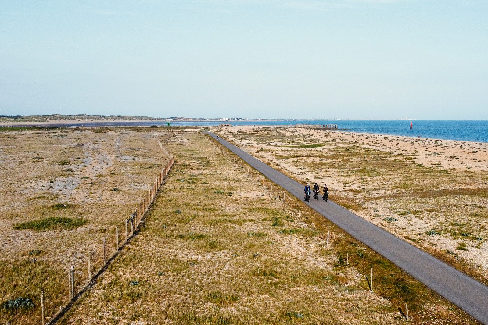 Three cyclist riding in Kent as part of the London to Canterbury cycle route