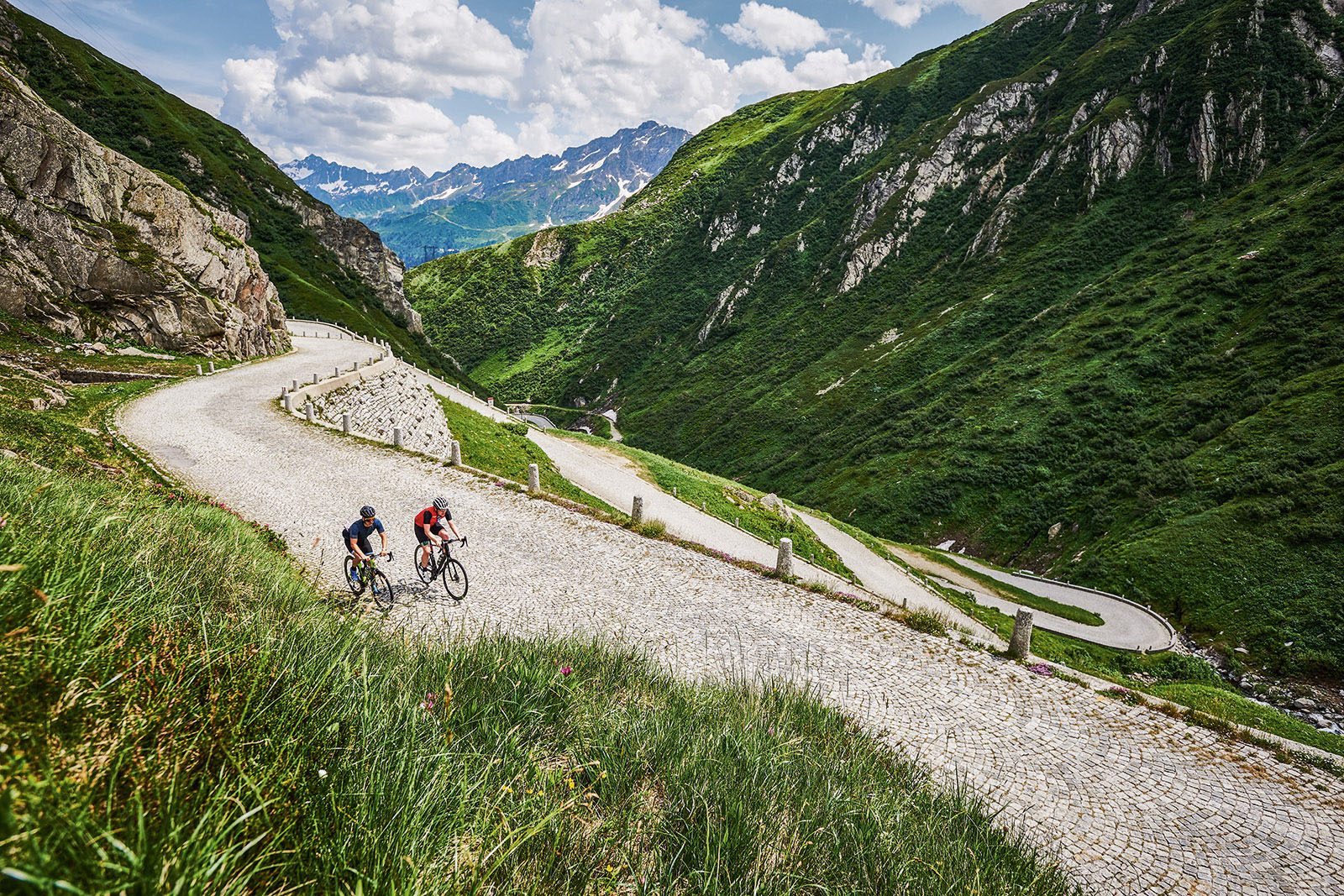Two cyclist riding the Via Francigena: Canterbury to Rome cycle routeJoseph Branston