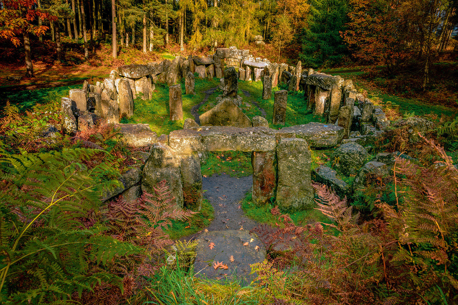 The Druid’s Temple was built by William Danby in the 1820s