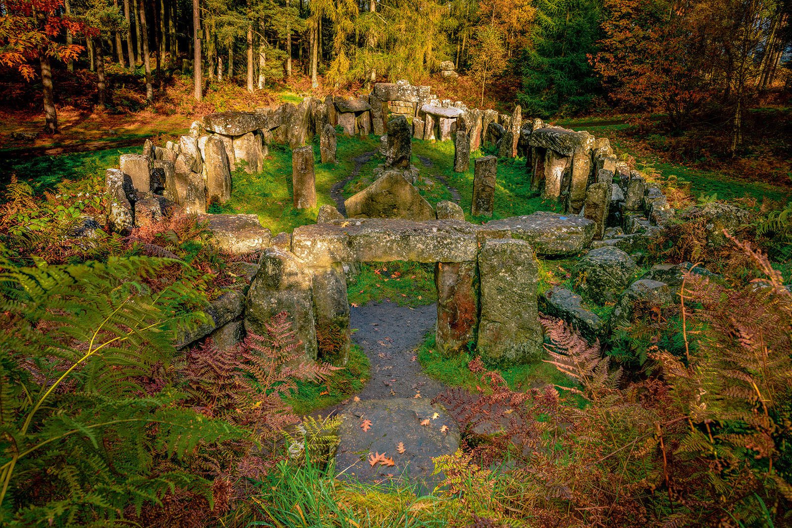 The Druid’s Temple was built by William Danby in the 1820s