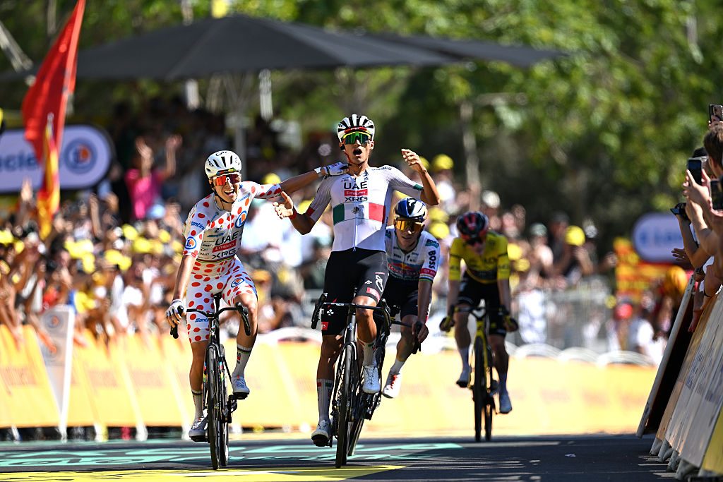 Isaac del Toro wins stage two of the Tour de France