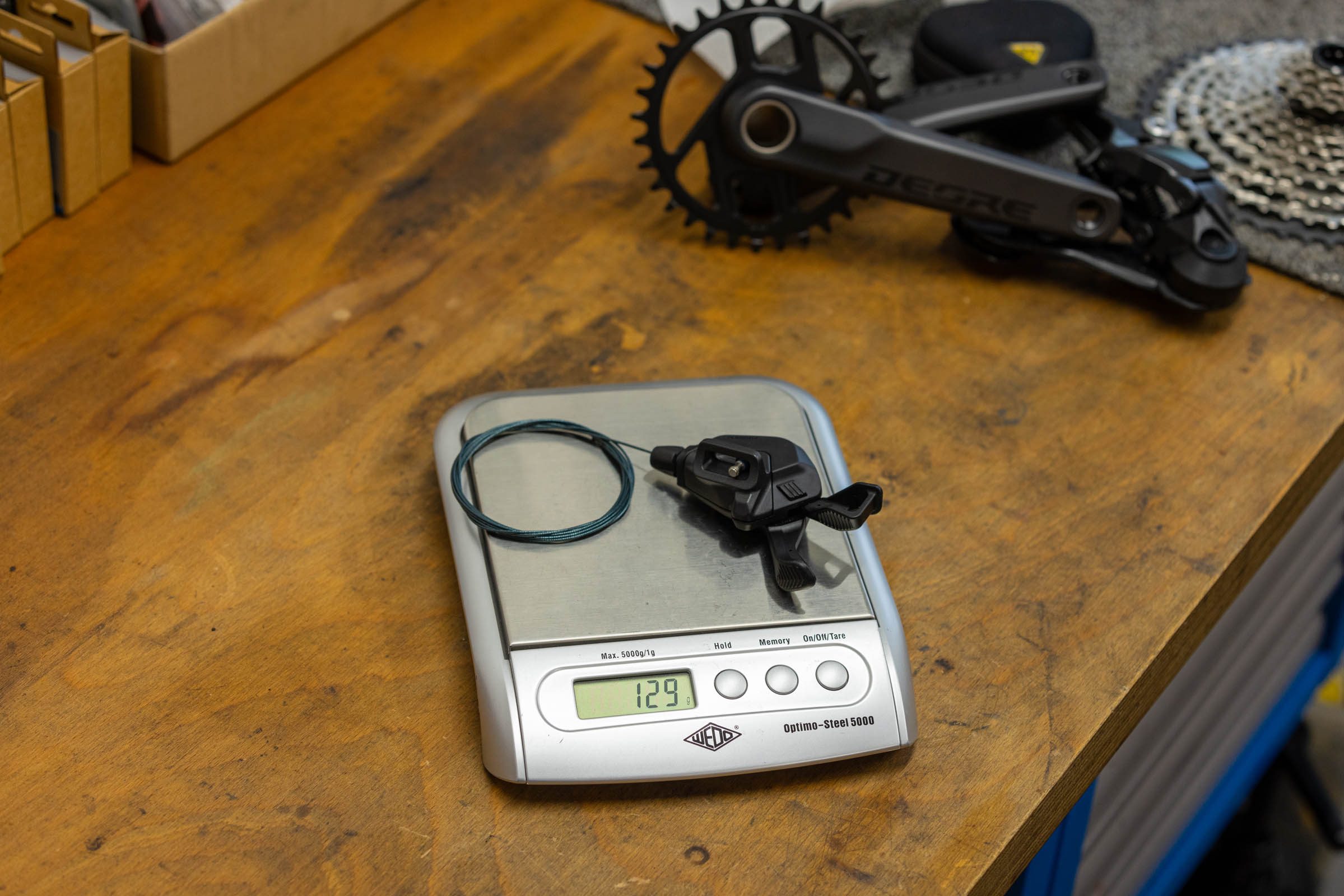 Shimano Deore shifter weight