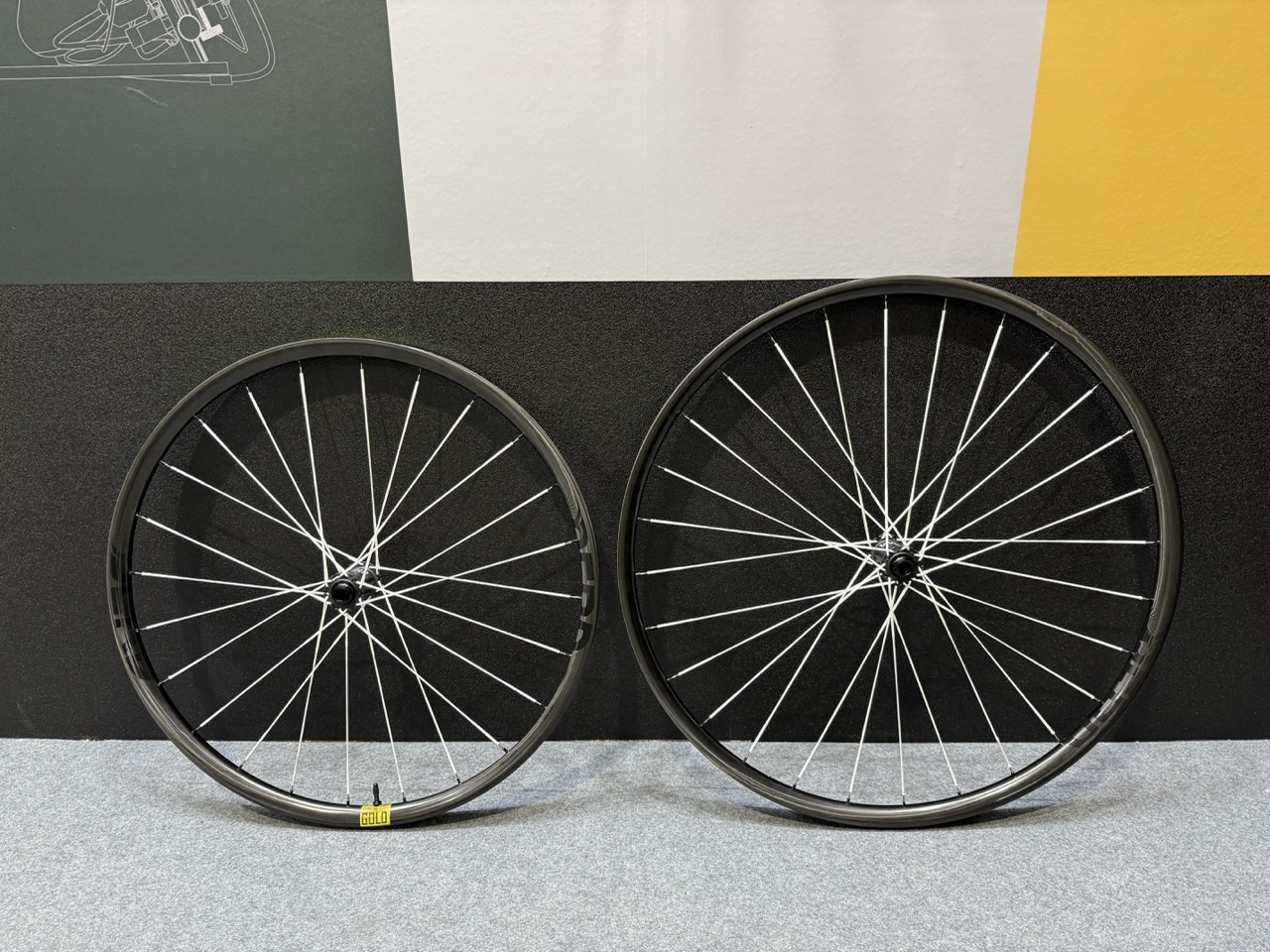 Berd Spokes Hawk32 Gold