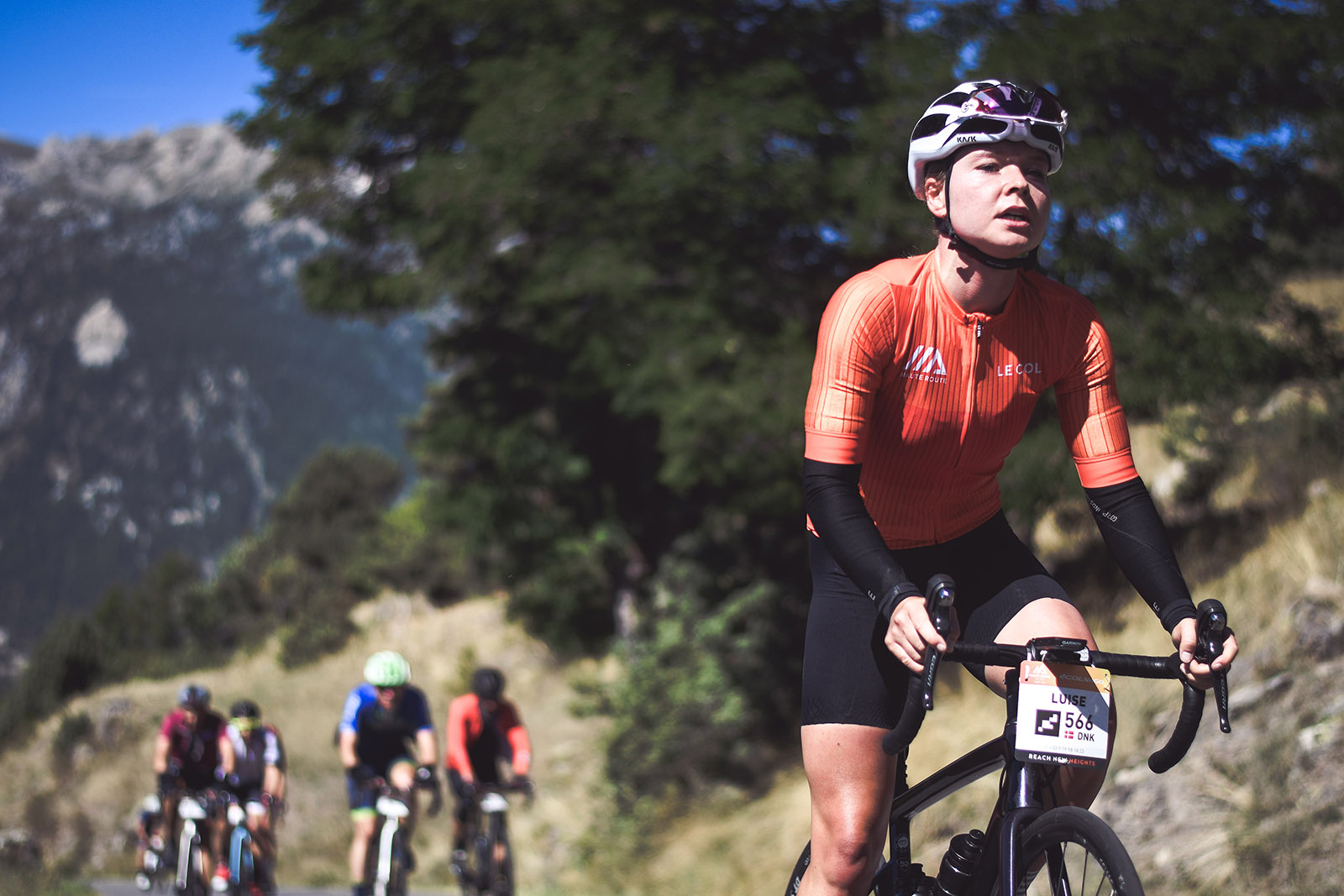 Female cyclist