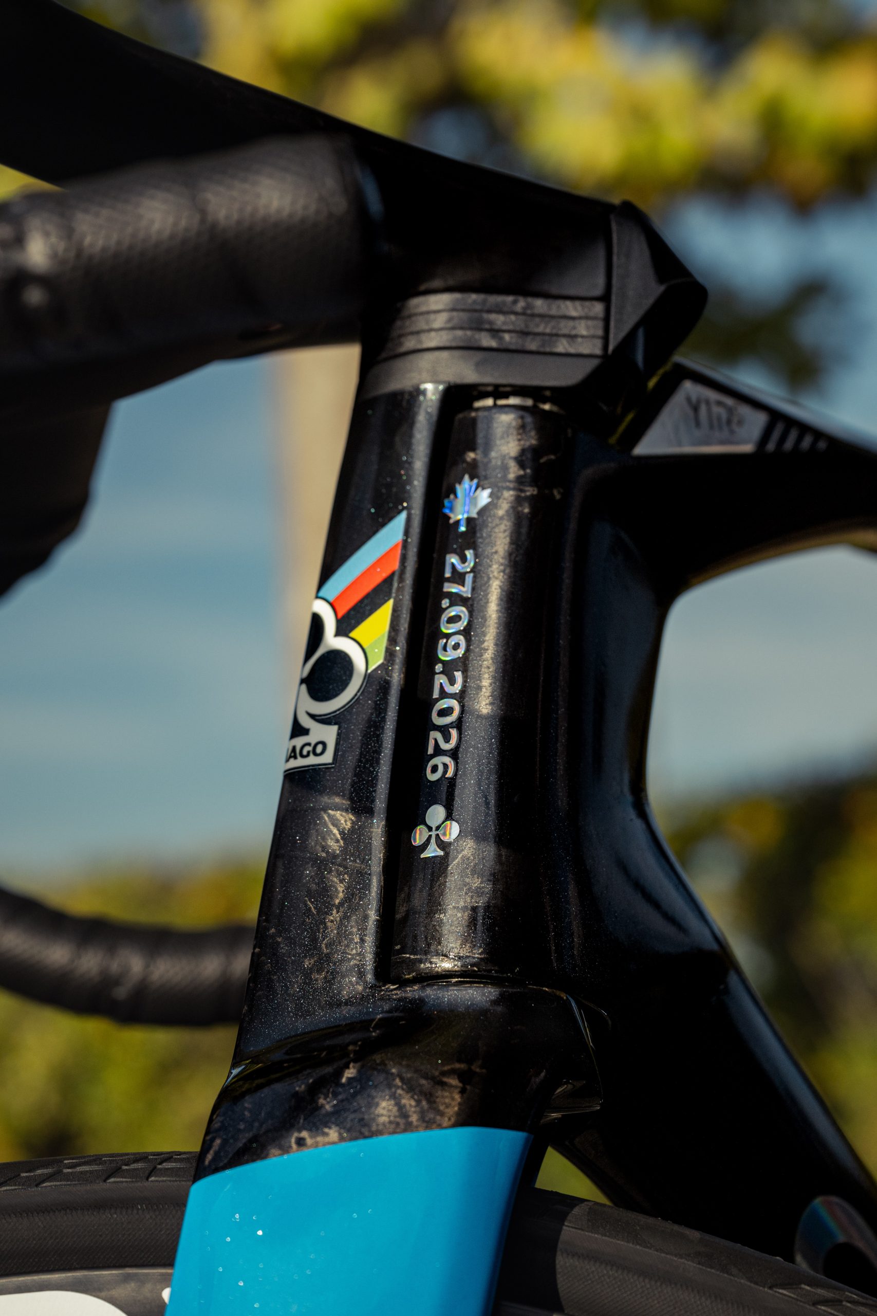 Brandon McNulty's World Championship Colnago Y1Rs.
