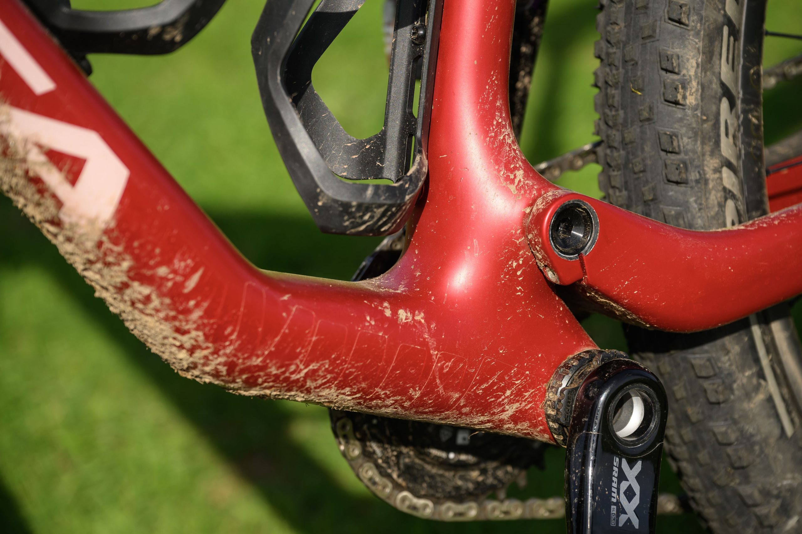 Orbea Oiz bottom bracket junction.