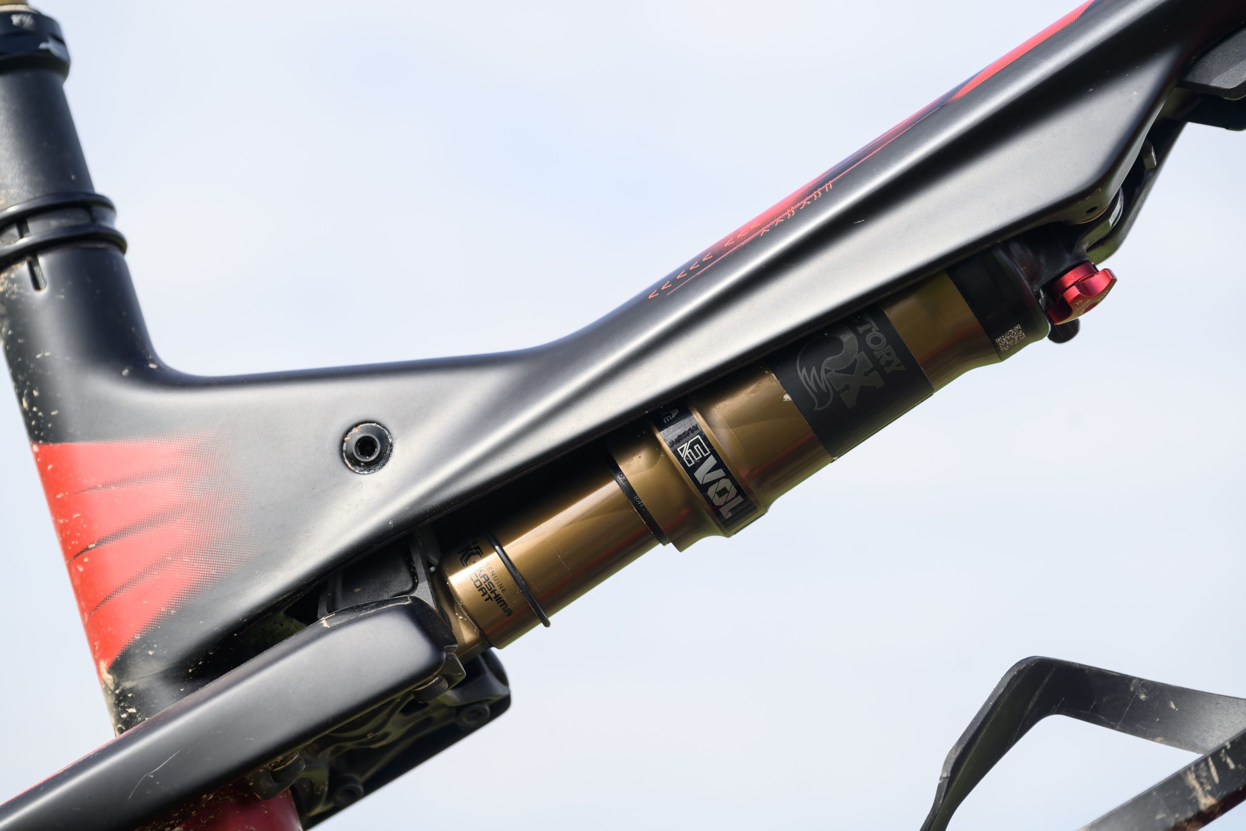 Orbea Oiz M LTD rear Fox Float SL shock.