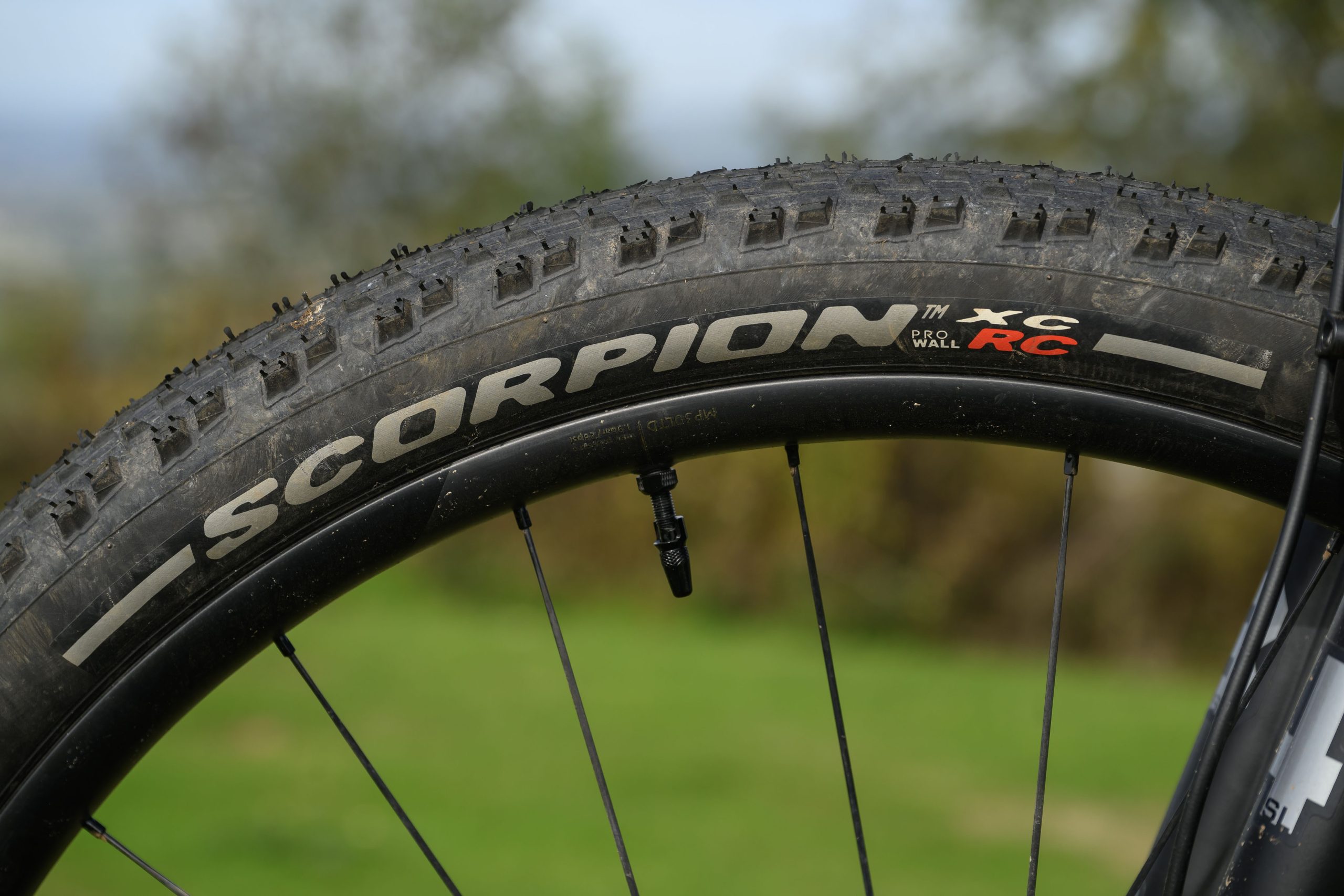 Pirelli Scorpion XC RC tyres.