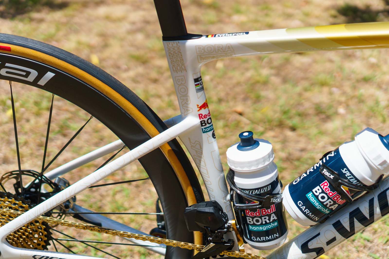 Remco Evenepoel Specialized S-Works Tarmac SL9 at the 2026 Tour de France.
