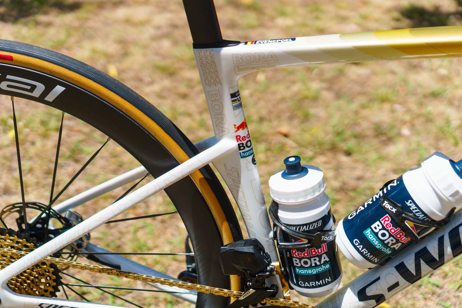 Remco Evenepoel Specialized S-Works Tarmac SL9 at the 2026 Tour de France.
