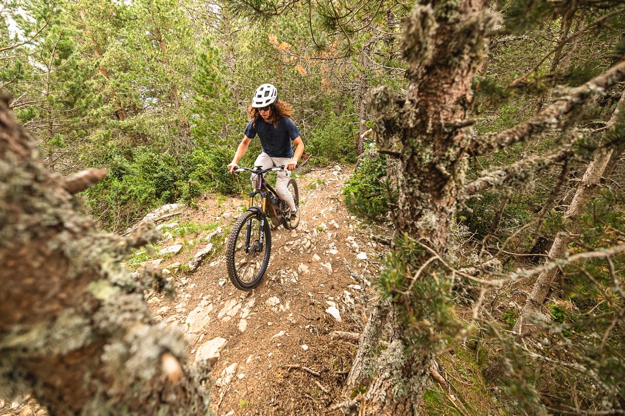 Orbea Wild LT M-LTD RS climbing