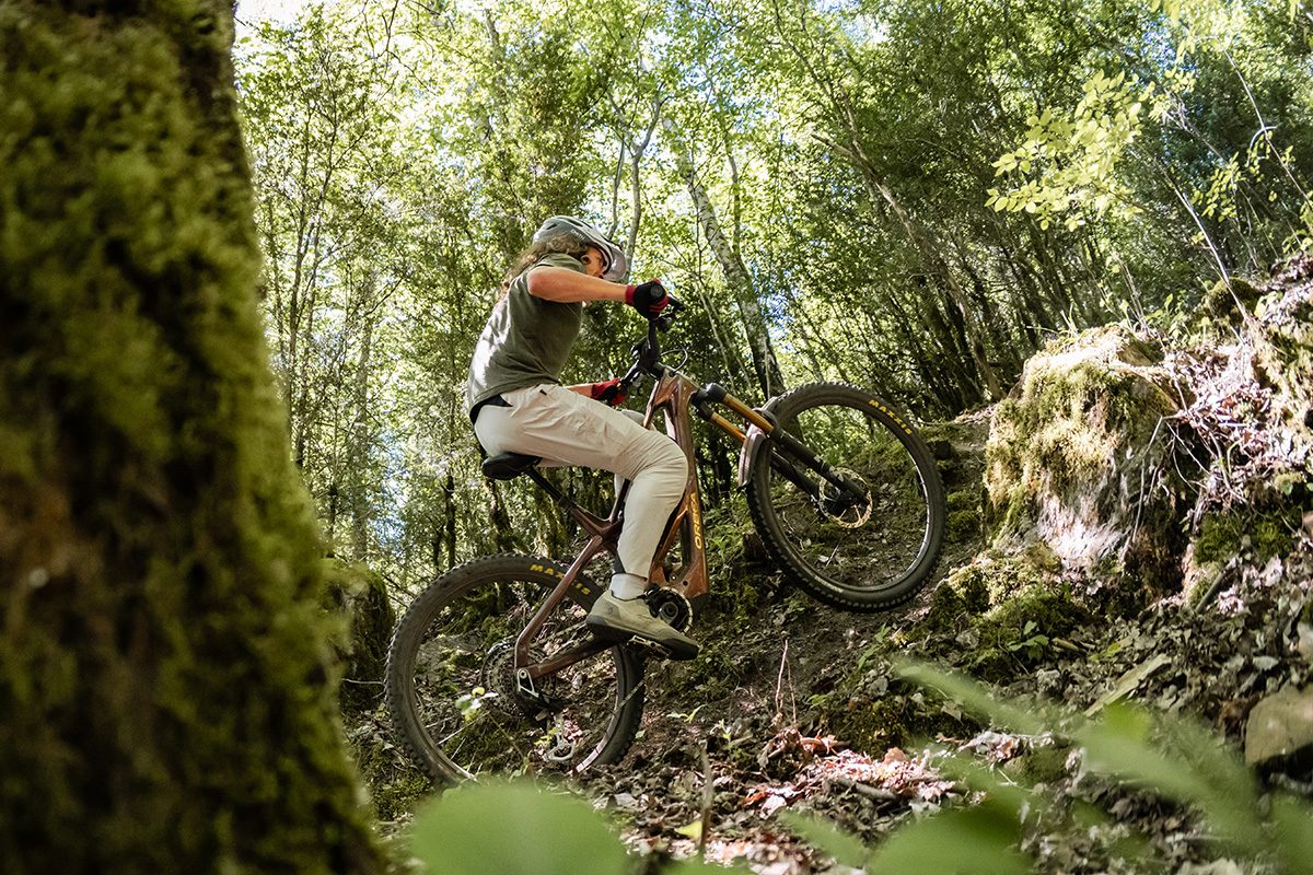 Orbea Wild LT M-LTD RS on technical climb