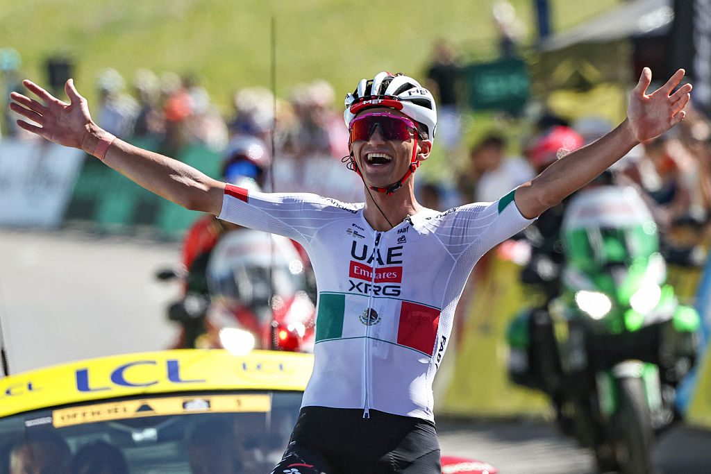 Isaac del Toro at the 2026 Tour Auvergne-Rhone-Alpes